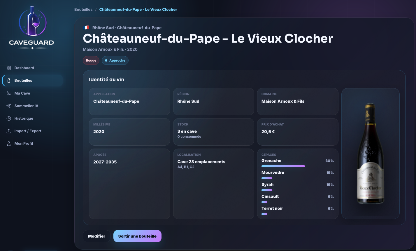 Fiche bouteille